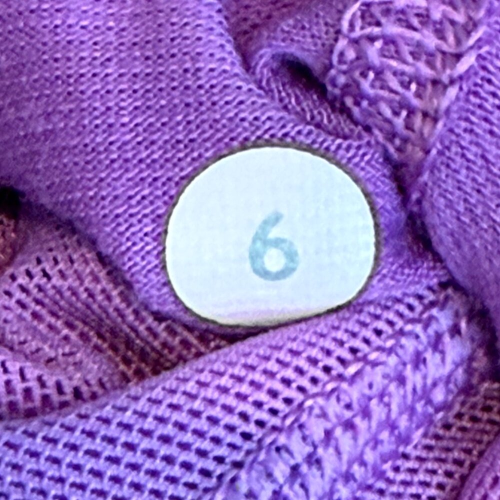 Lululemon As You Like Longline Sports Bra Purple Size 6 - Picture 5 of 5